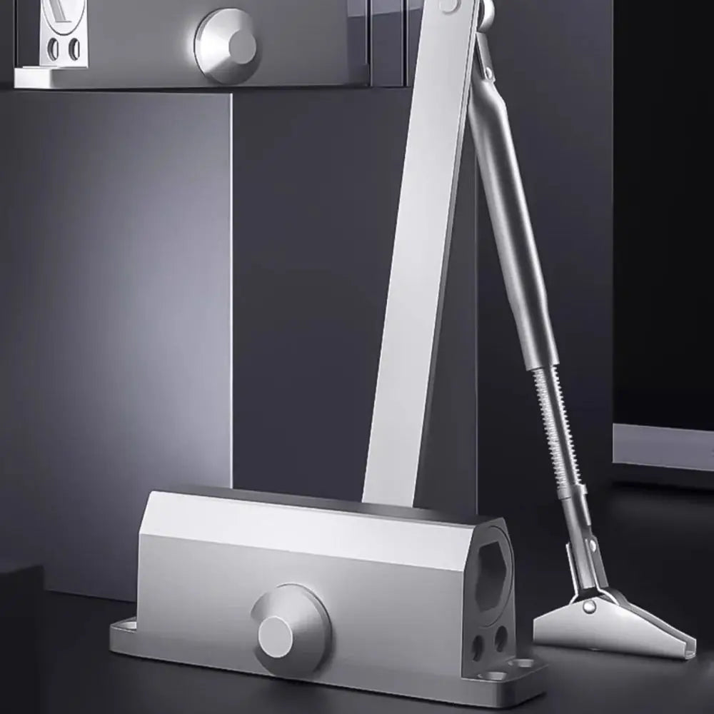 25-85KG Automatic Door Closer Mute Soft Closing Adjustable Speed Hydraulic Buffer Aluminum Alloy Protective Door