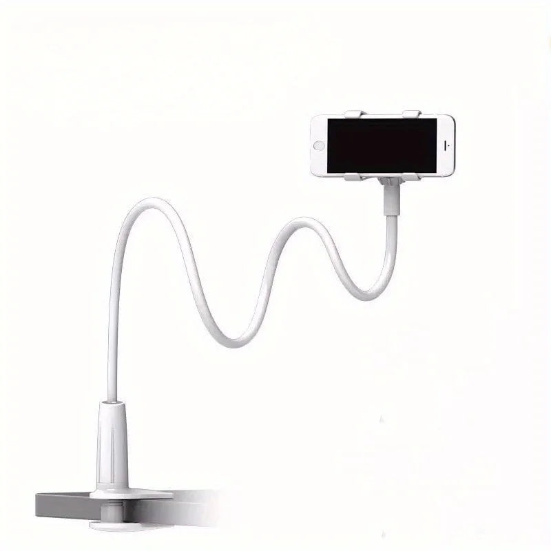Desktop phone stand, flexible for live streaming and binge-watching TV shows. Headrest-style sofa stand for lazy people..
