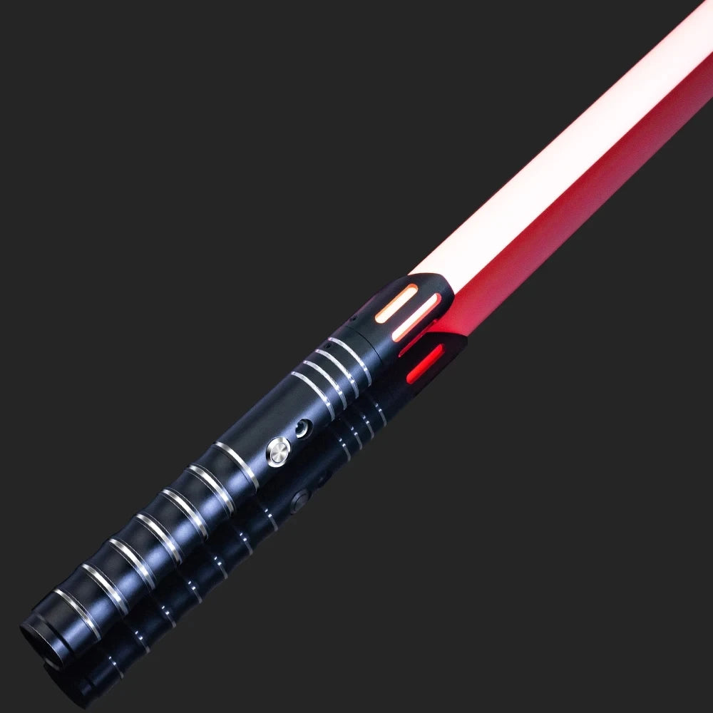 RGB Metal Lightsaber Dueling Smooth Swing Laser Sword Sabre De Luz 16 Color Changing 16 Sounds FOC Rave Flashing Toy
