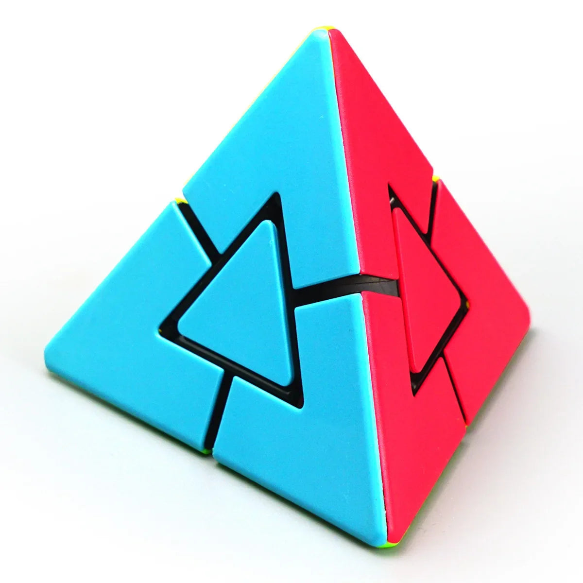 [ECube] Fanxin Duo Pyraminx Strange Shape Pyramid Magic Cube Brain Teaser Puzzle Educational Toy For Children