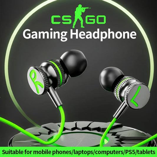 Headset Gamer Headphones Wired Earphone Gaming Earbuds With Mic For Pubg PS5 CSGO Casque Phone Tablet Laptop Universal Game