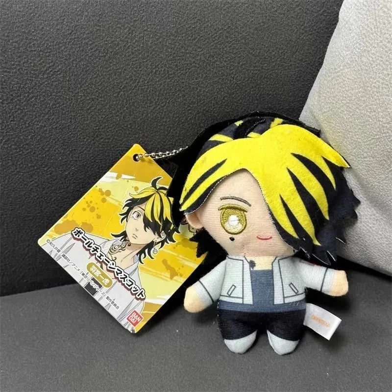 10cm Anime Tokyo Revengers Plush Doll Toy Manjiro Sano Baji Keisuke Matsuno Chifuyu Draken Baji Keisuke Stuffed Toy Pendant Gift