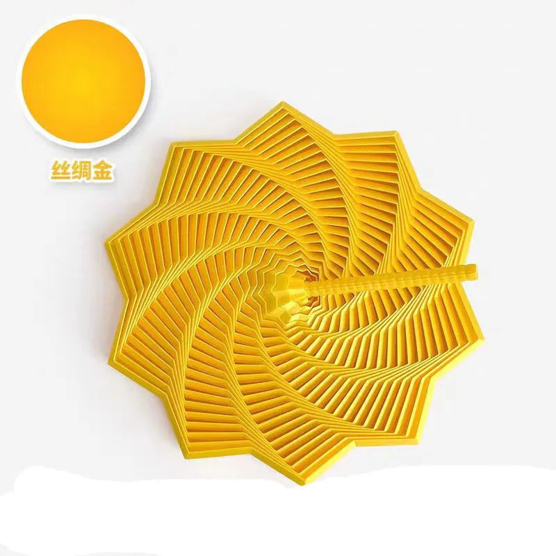 3D Printing Expanded Sensory Fidget Star Model Visual Illusion Hexagon Whirling Spiral Ornaments Stress Relief Board Game