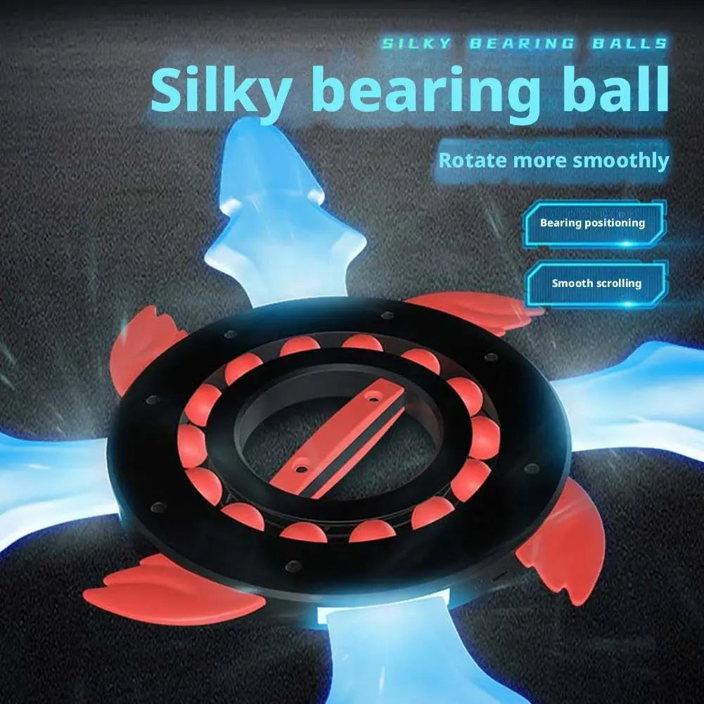 Spinning LED Lightsaber Toy Rotatable Flywheel Light Up Sword for Kids with Multi-Color Effects for Cosplay Christmas Halloween