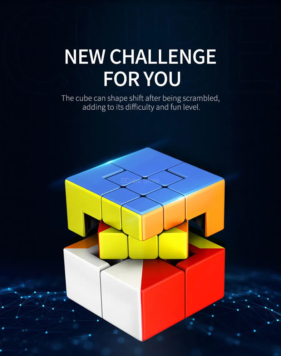 [ECube] MoYu MeiLong Magic Cubes 3x3x3 Puppet Stickerless Cubing Classroom Puzzle 3x3 Puppet 1 2 Professional Educational Toy