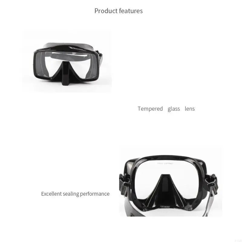Diving Mask Swimming Goggles, Anti-Leak Snorkel Mask for Adults, Diving, Swim