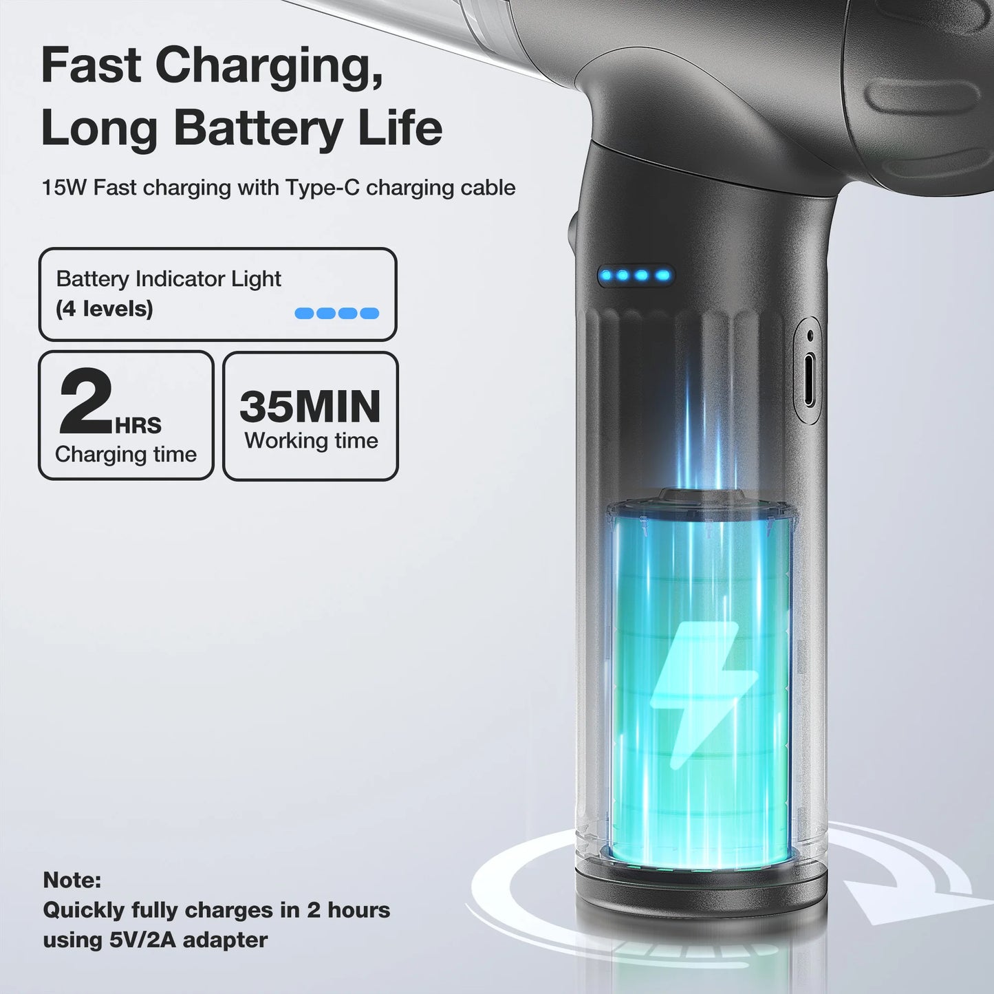 MECO ELEVERDE ME-VC2 Electric Compressed Air Duster & Vacuum Cleaner 4 in 1 Function Powerful 3-Gear Keyboard Cleaner for Home