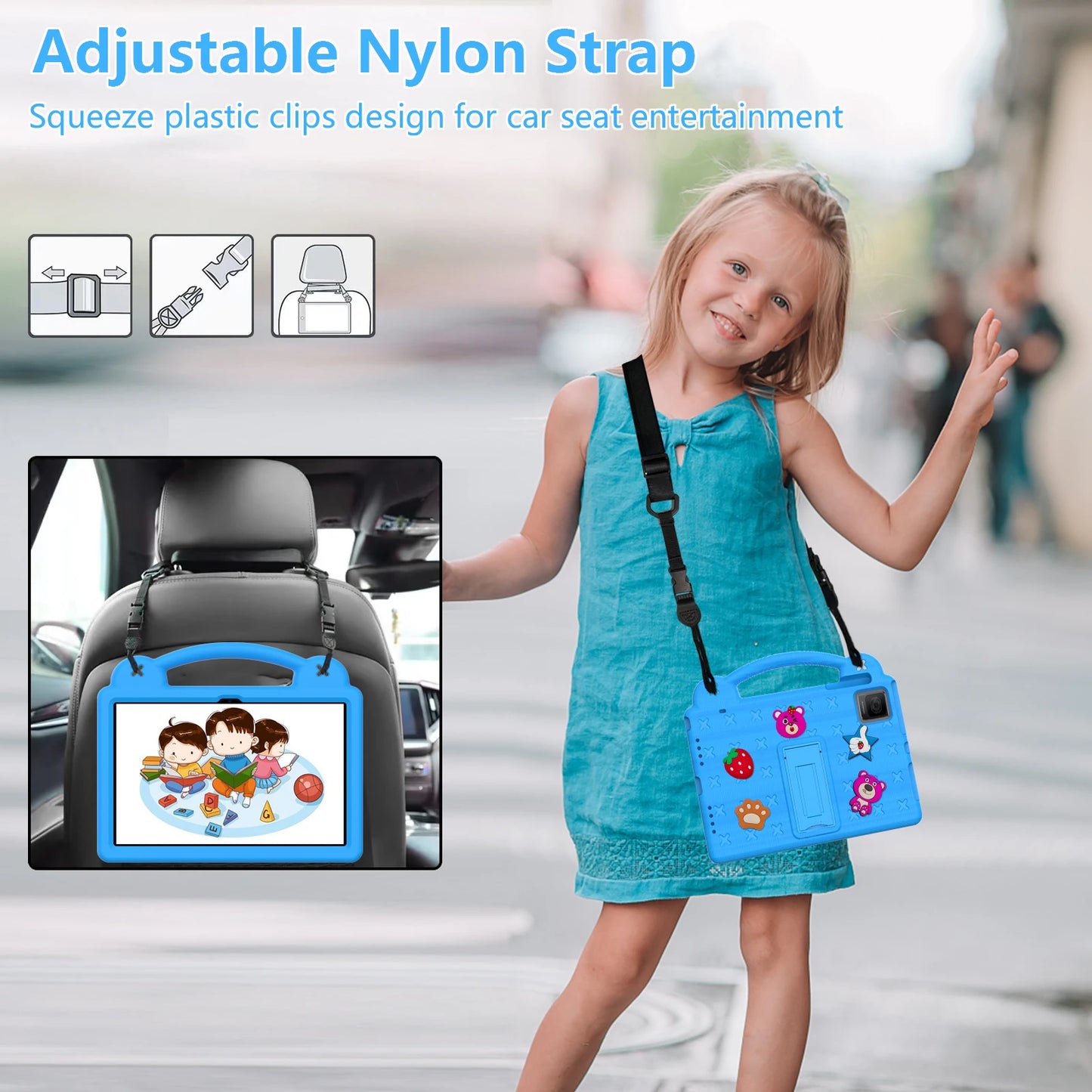 Kids Cartoon Tablet Case For TCL 8 gen2 2024 Tab 10 GEN 2 10.36'' NxtPaper 11 10.95'' Tab 8 LE 8'' with Shockproof Stand Cover