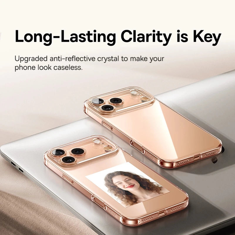 Baseus Clear TPU Case for iPhone 17 16 15 14 13 12 11 Pro Max Plus Air Soft Transparent Phone Cover Soft Thin Protective Case