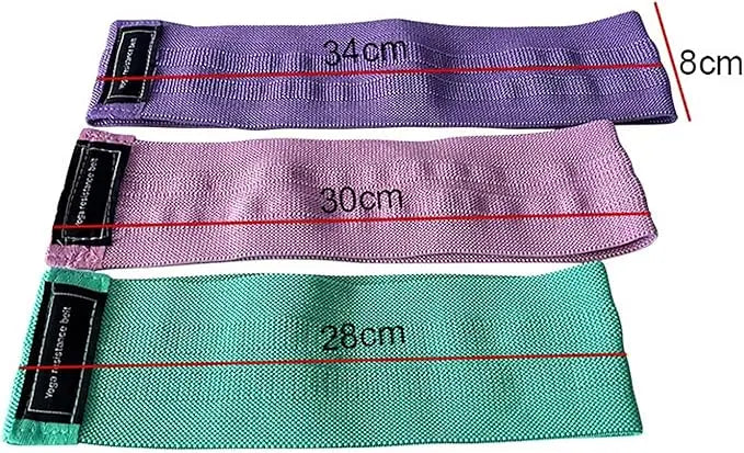 Resistance Bands, Exercise Workout Bands for Women and Men, 3 Set of Stretch Bands for Booty Legs, Pilates Flexbands