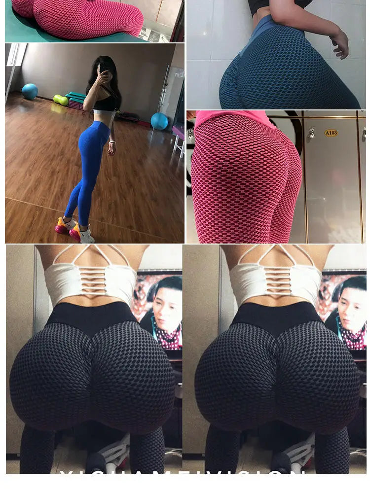 Fashion Tik-Tok Ladies High Waisted Tight Sport Workout Butt Lift Yoga Pants Tik Tok Fitness Custom Leggings For Women