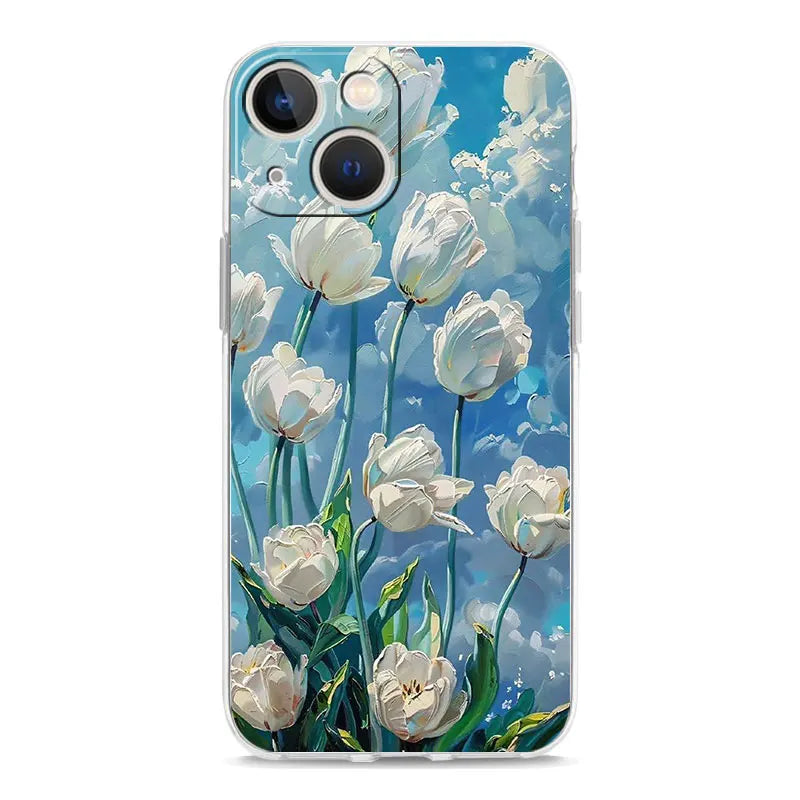 Phone Case For iPhone 17 Cases iPhone Air 16 15 12 13 14 Pro Max 15 Plus 16Pro iPhone11 Cover Garden Paint Art Vincent van Gogh
