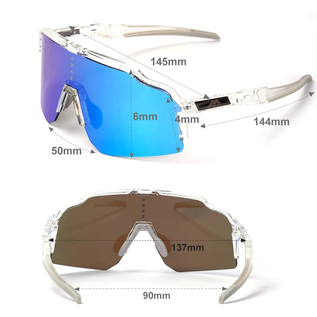 MANA Sport Cycling Sunglasses Sport Mail Goggles Bicycle Mountain Bike Glasses Men's Eyewear