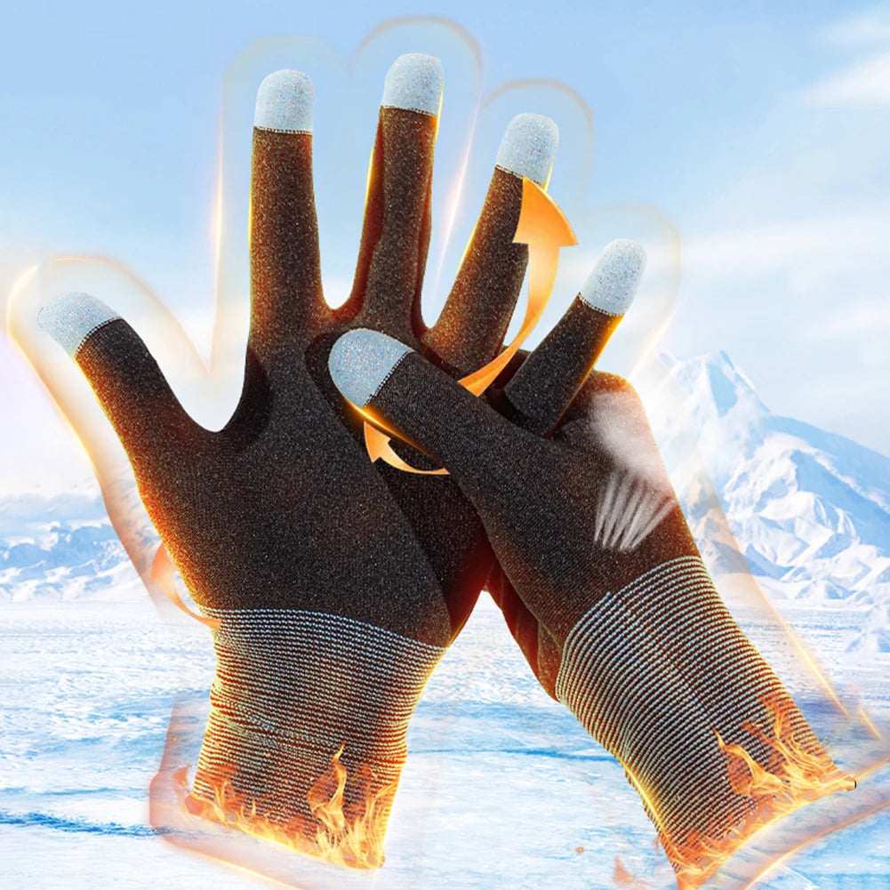 1 Pair Touch Screen Gloves Highly Sensitive Game Playing Gloves Anti-Sweat Breathable for PUBG E-Sports Sara Gaming Gloves