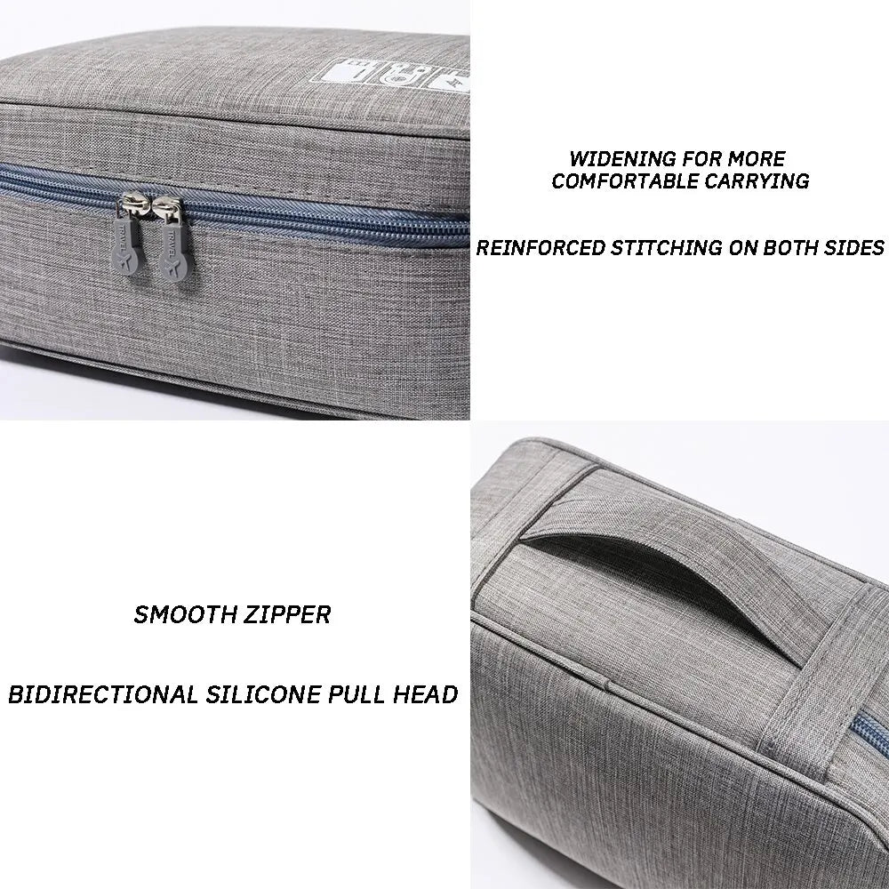 USB Charger Storage Bag Cable Organizer Storage Bag Waterproof Data Line Travel Suitcase Organizer Portable Electronic Organizer