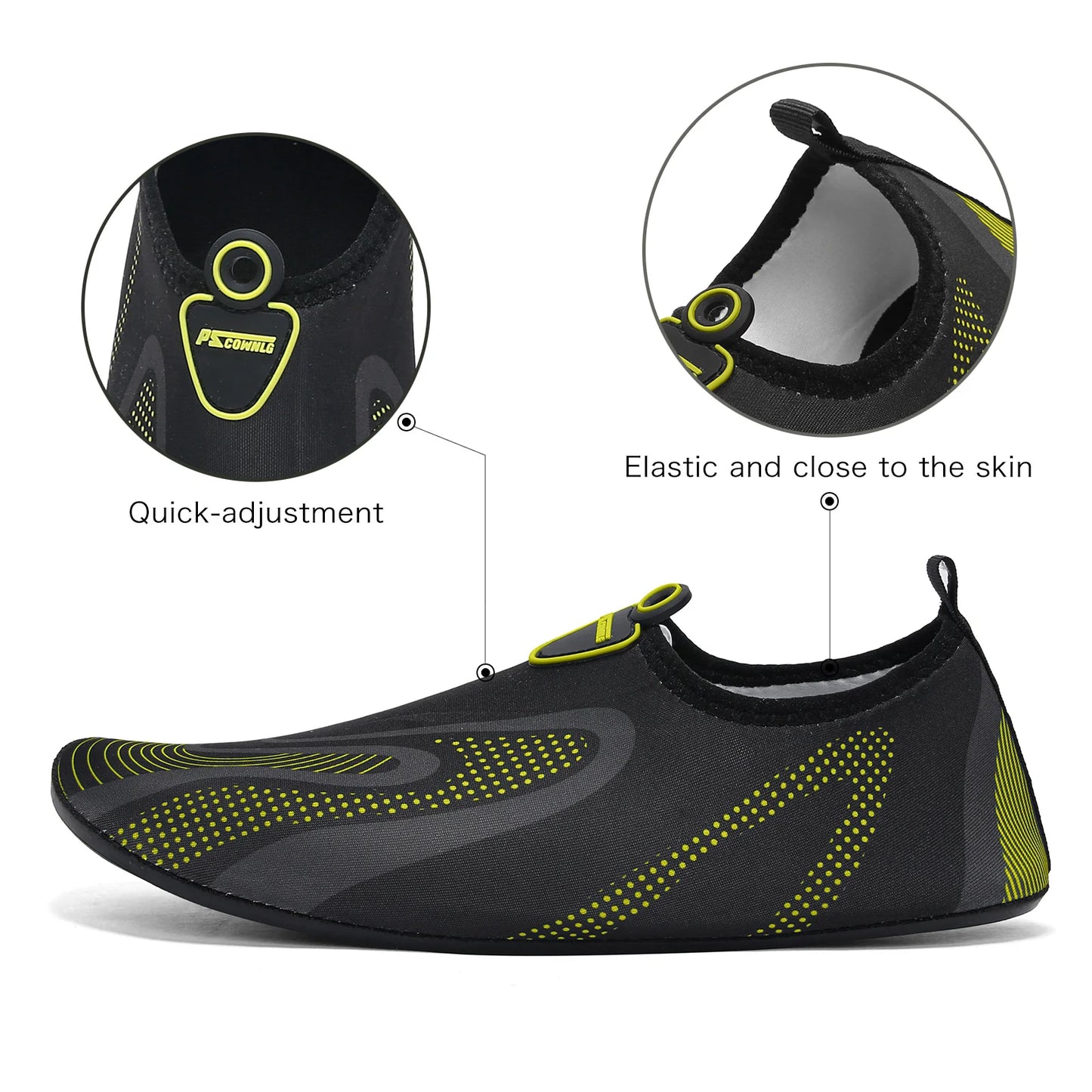 Diving Shoes Women Aqua Shoes Men Beach Swimming Water Sport Socks Barefoot Sneaker Fitness Dance Swim Surfing Snorkeling Shoe