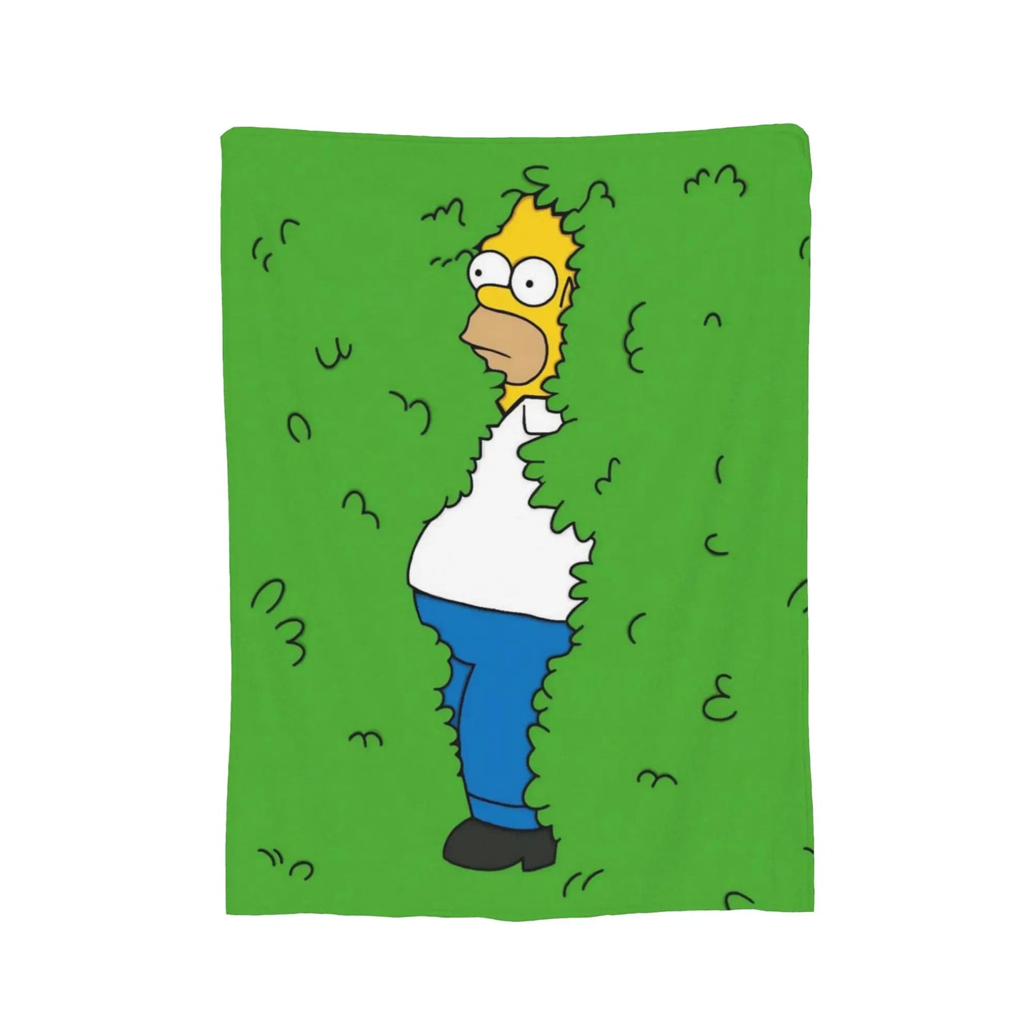 Cartoon The S-Simpsons Homer  Flannel Throw Blankets Blankets for Bed Office Soft Quilt,
