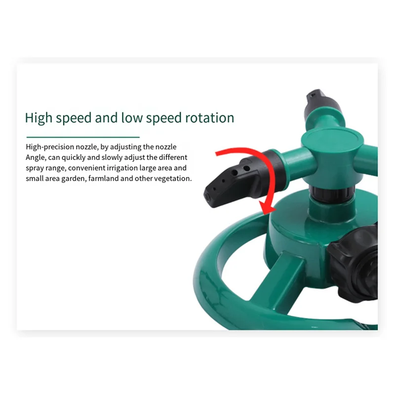 ABKJ-Automatic Sprinkler 360 Degree Automatic Rotating Sprinkler Lawn Garden Irrigation Equipment Rotating Sprinkler