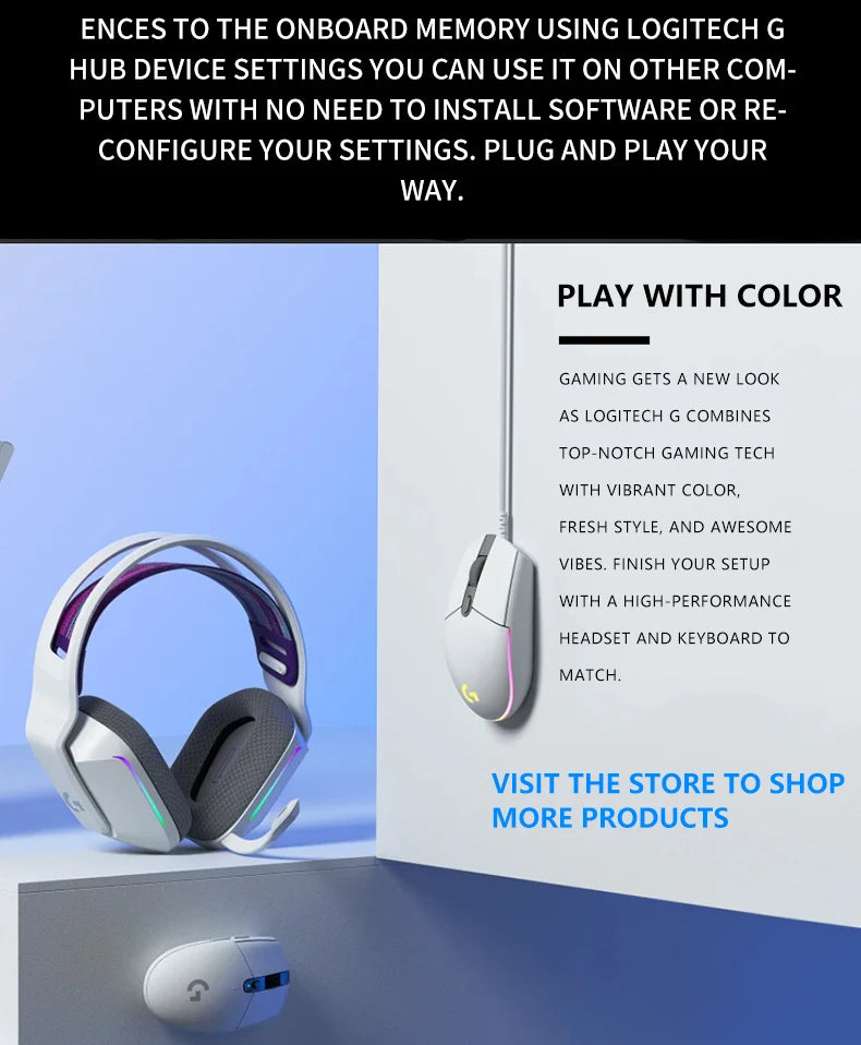 Elevate Your Gaming Aesthetic with Logitech G102 RGB
