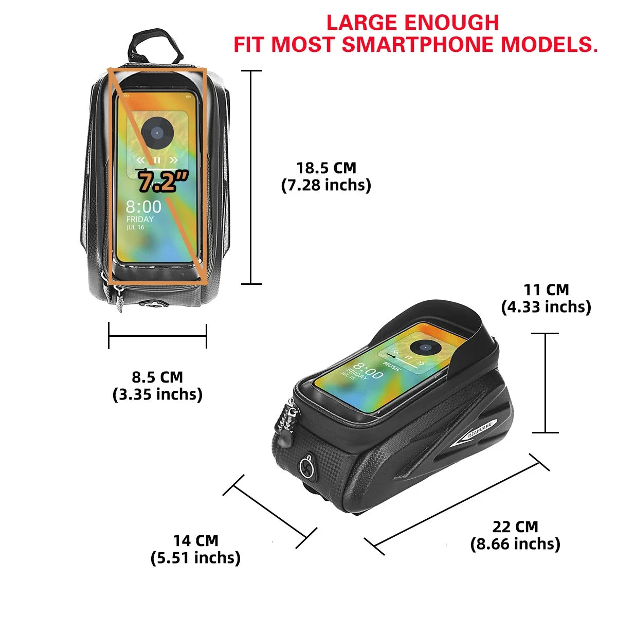 Bicycle bag Front tube bag Hard shell bag Cycling bag Frame bag Top tube bag  Mountain bike bag  Bicycle Bag Bicycle Accessories