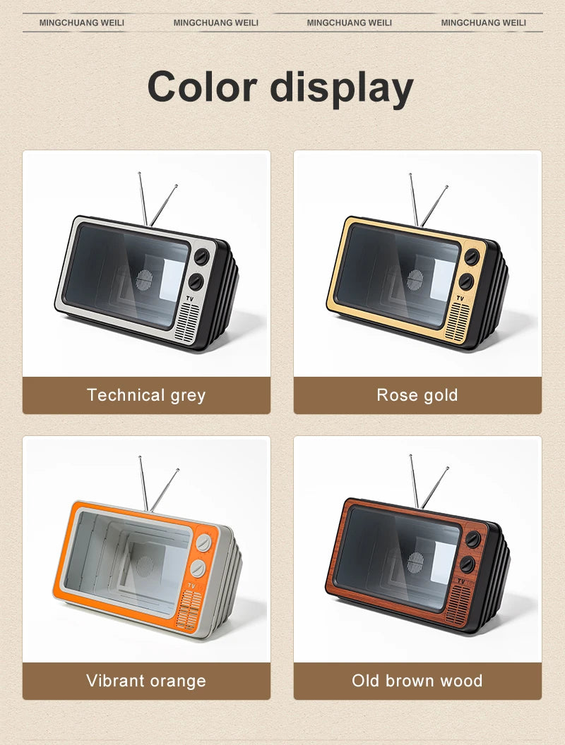 12 Inch Phone Screen Magnifier Enlarged Expand Stand Phone Holder HD Video Amplifier Eyes Protection Retro TV Box For Iphone