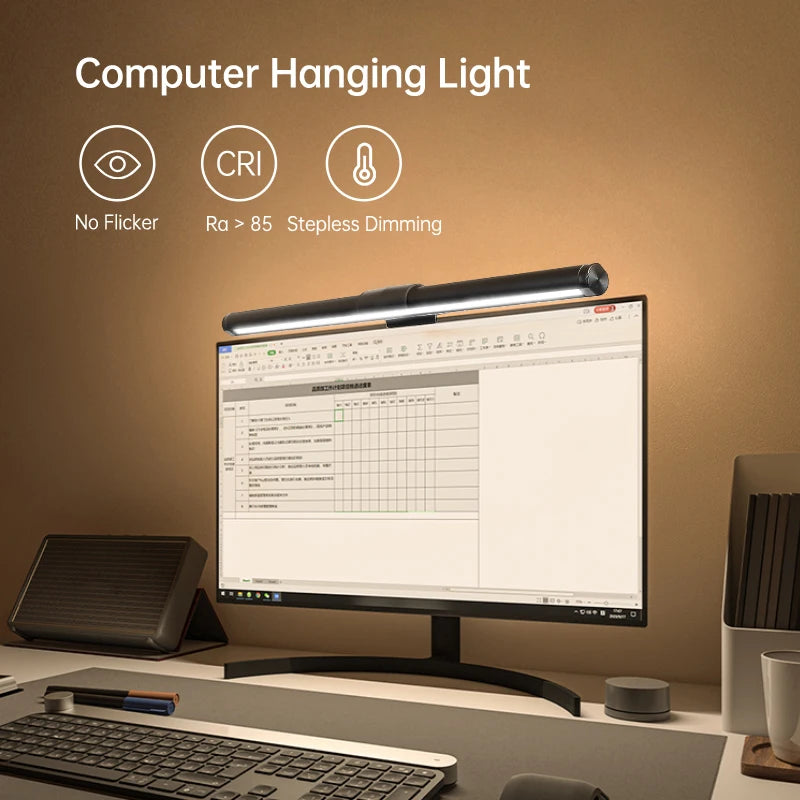 RGB Backlight LED Lightbar Computer Laptop Esport Level Lighting Room Decoration Desk Screen Light Bar Monitor Led Light Fixture