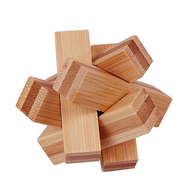 Wooden Puzzle Games Brain Teasers Toy 3D Puzzles for Teens and Adults Logic Puzzle Wood Magic Cube Brain Teaser Assembling Toys