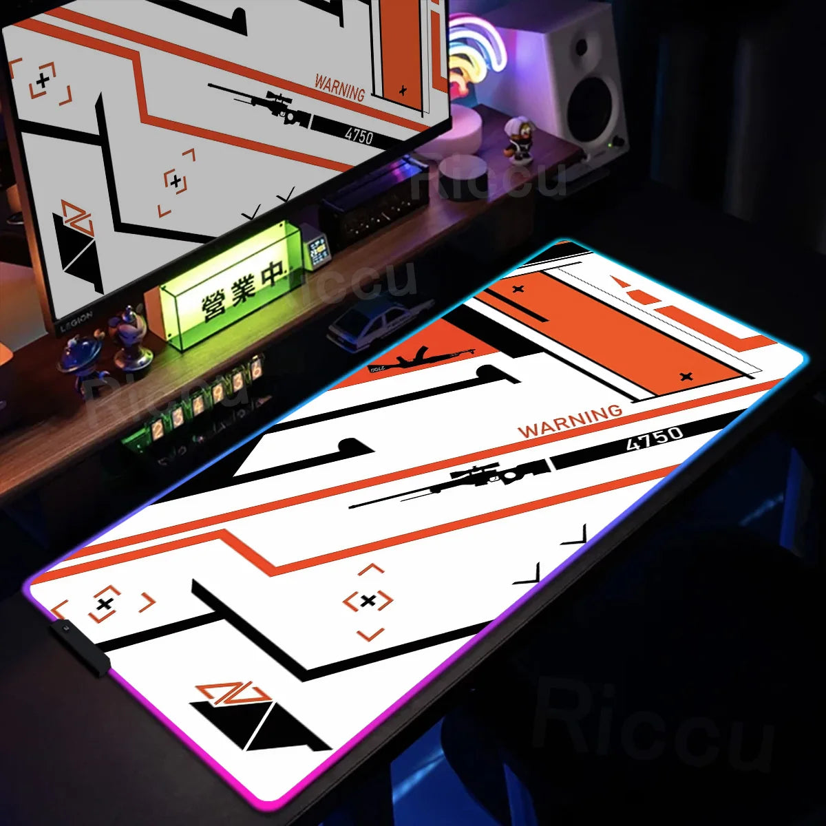 RGB Keyboard Mat Printstream Large Rubber Mouse Pad Gaming Antislip Rug LED Mouse Mat 900x400mm CSGO Gamer Mousepads PC Desk Pad