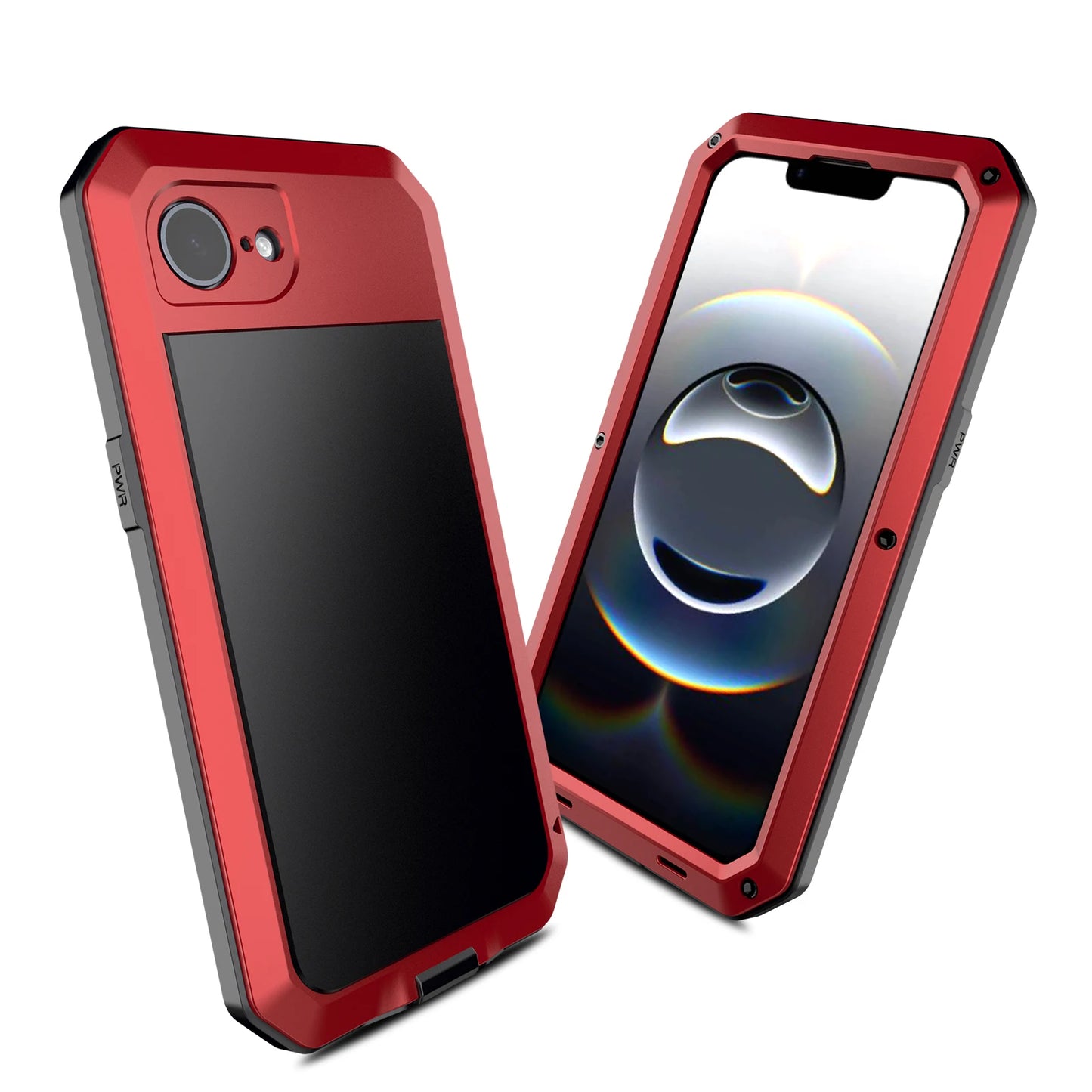 Tough Rugged Metal Shockproof Case for iPhone 17 16 15 14 13 12 11 Pro Max Plus XS XR X SE 2022 8 7 Heavy Duty Full Protective