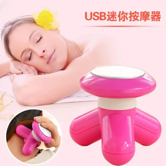 Mini Handheld Massager Portable Percussion Massage Device For Slimming USB Neck Massager For Muscle Massage Machine