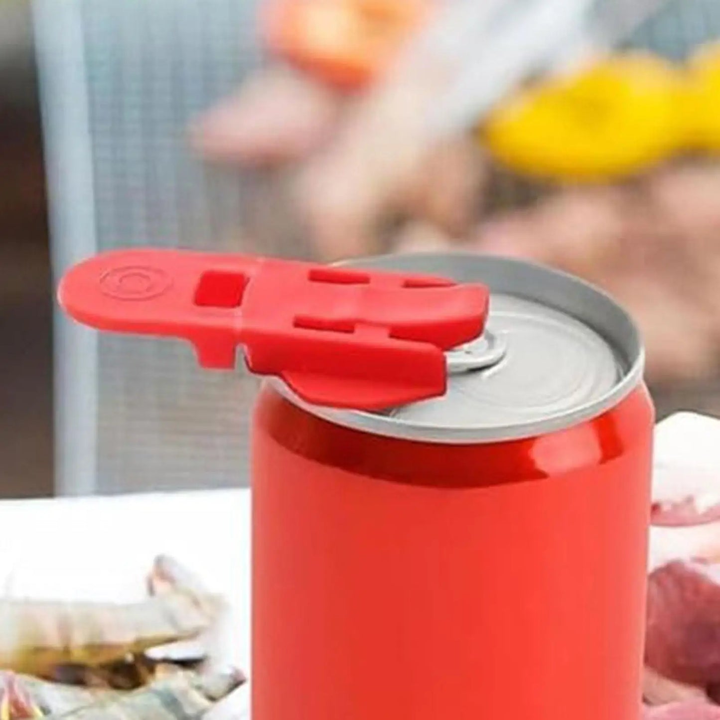 6pcs Opener Manual Soda Beer Can Openers Plastic Beverage Can Cover Protector Colorful Can Tab Cover Can Opener Tool