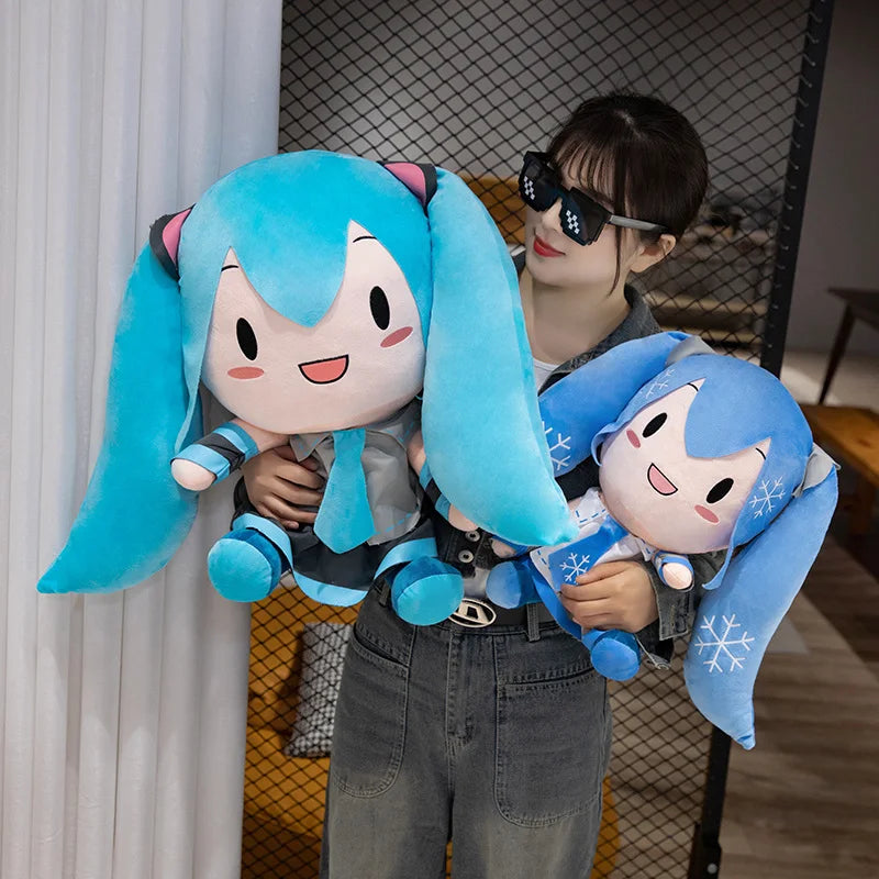 Anime Original Miku Fufu Plush Toys Preciality Collection SEGA Hatsune Miku Spring Onion stuffed dolls Toys Kids Birthday Gifts