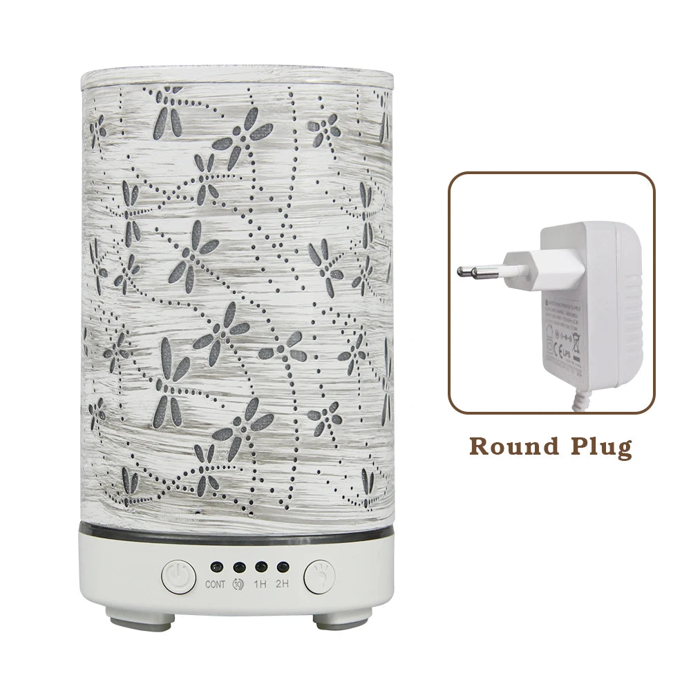 Essential Oil Diffuser 100ML Aroma Diffuser Cool Mist Humidifiers Dragonfly Scent Diffuser with Auto Shut-Off Protection
