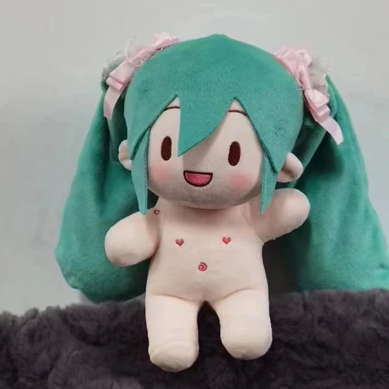 Kawaii Miku Plush Toy Anime Cute Soft Stuffed Plushie Doll Cartoon Houlder Pain Bag Backpack Decor cute Birthday Gifts toys