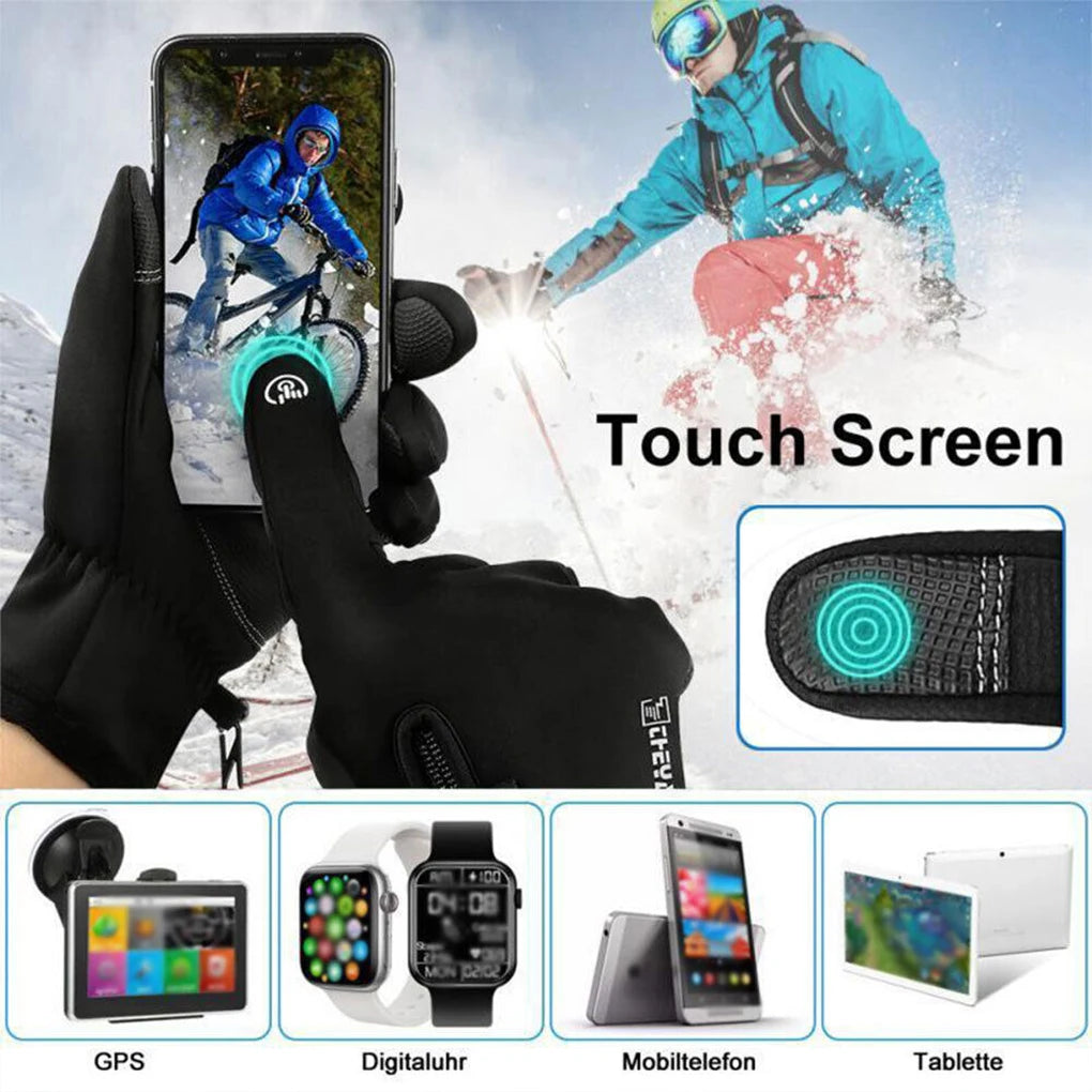 Heated Gloves Touchscreen Warm Gloves USB Eletric Thermal Heat Gloves Winter Warm Outdoor Cycling Driving Motorcycle Cold Gloves