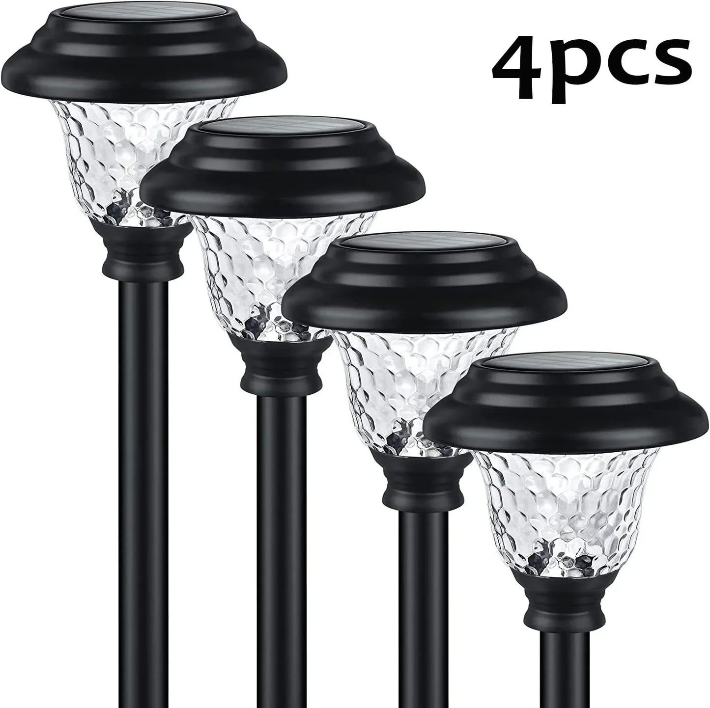 Solar Lawn Lights Outdoor Waterproof Garden Decor Light Ground Lamp Patio Balcony Garden Light LED Landscape Lamp for Yard Fence