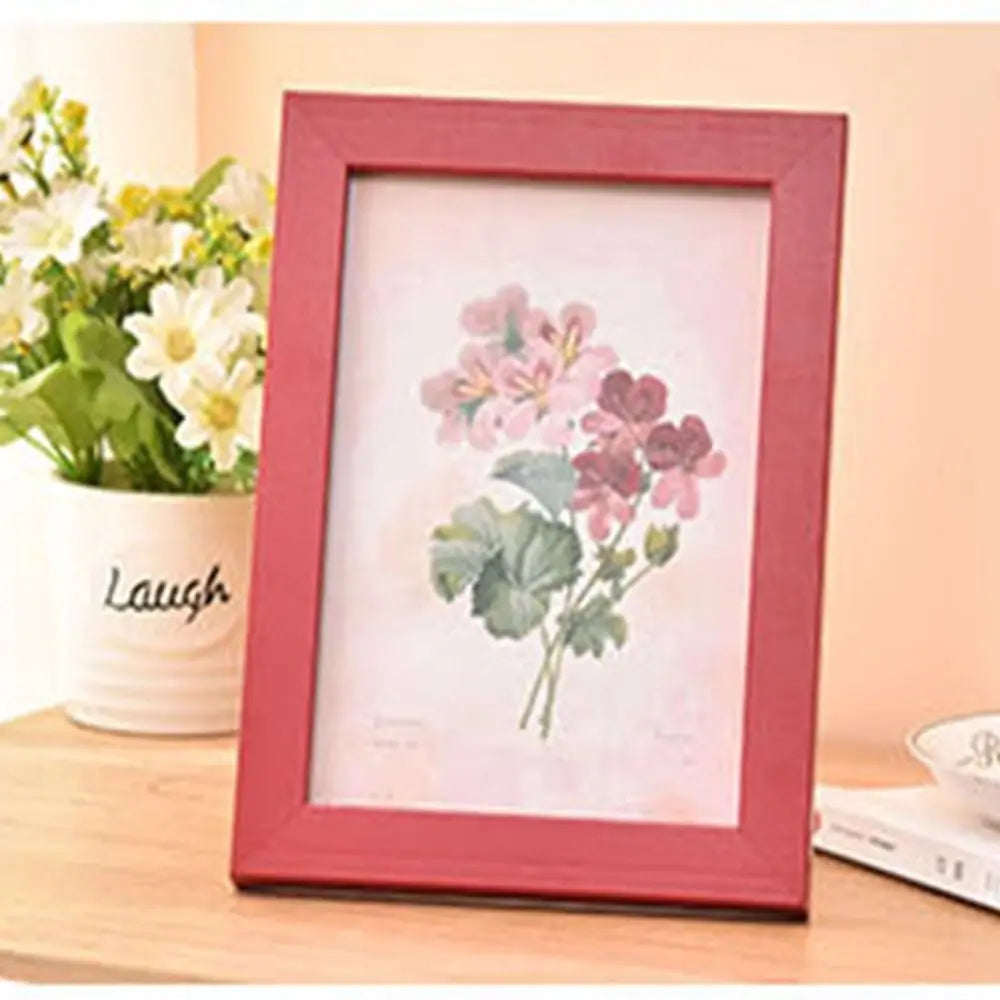 INS Colorful Photo Frame Drawings Handcraft Picture Frame Multi Size DIY Display Holders Home