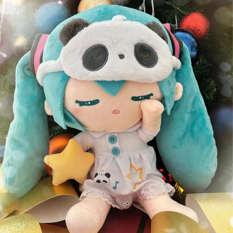 Anime Hatsune Miku Plush Doll Cartoon Peripherals Cute Sleep Accompany Doll Soft Toy Girls Birthday Gifts