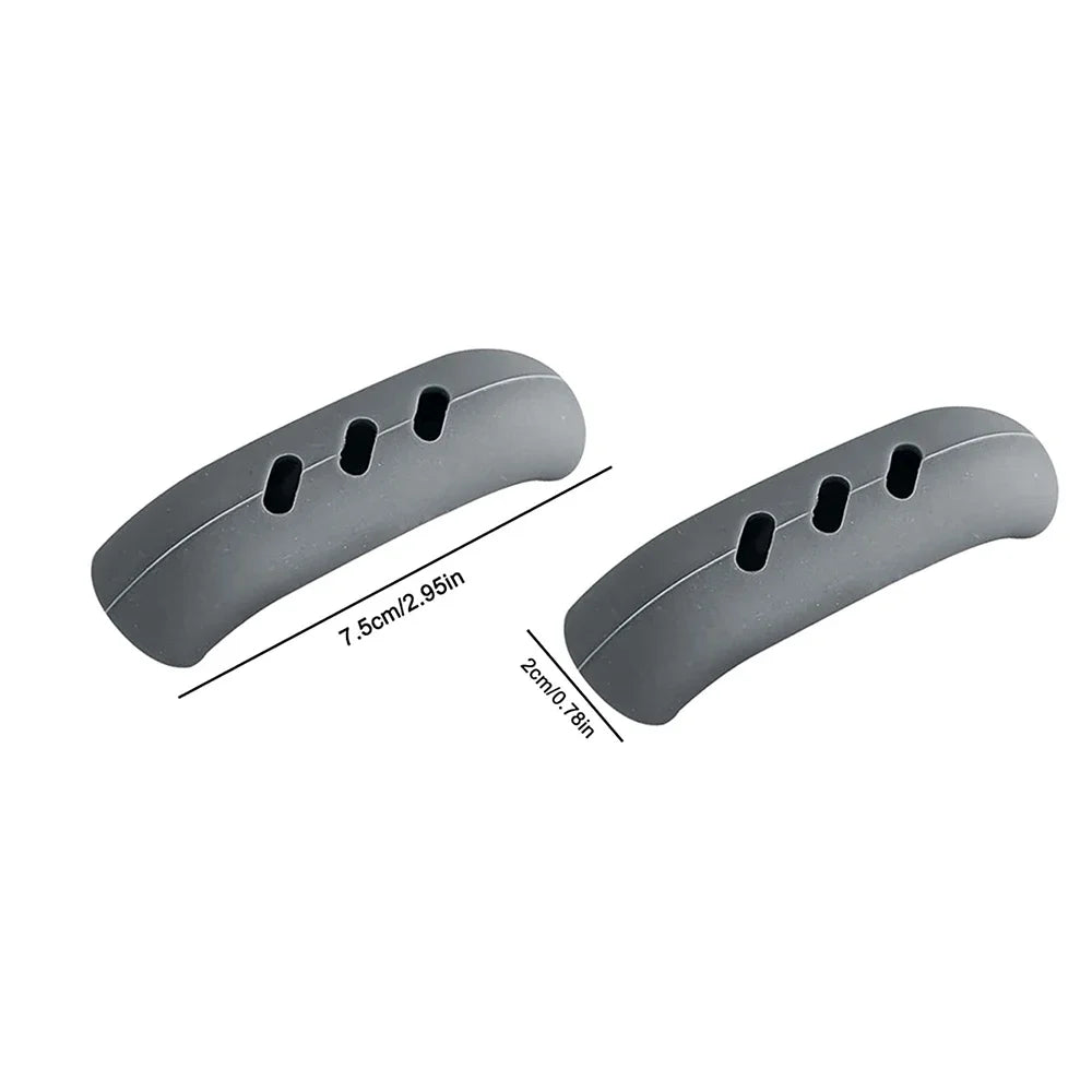 2Pcs Silicone Heat Resistant Pot Handle Anti Scalding Non-slip Oven Pans Bowl Cookware Handles Clamp Kitchen Gadgets Holders