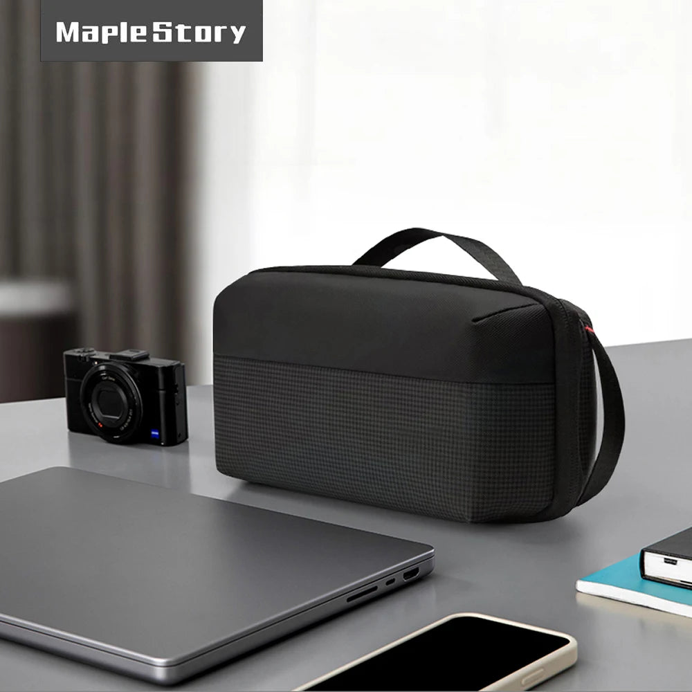 Electronic Organizer Travel Cable Organizer Bag Pouch Portable Carry Case for Cable Charger SD Card USB Mouse Pen Power Bank