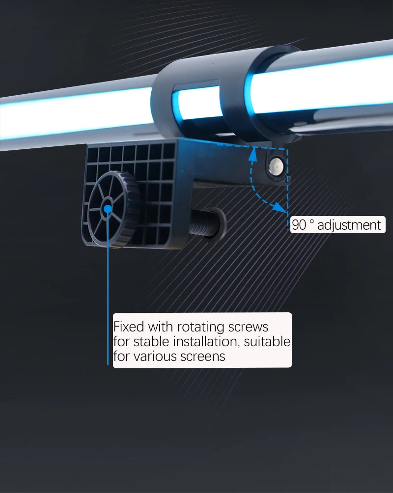LED Desk Lamp Monitor Screen Light Bar RGB Computer Atmosphere Double sided Lights  For Work Study Read Gaming Dimming Lighting