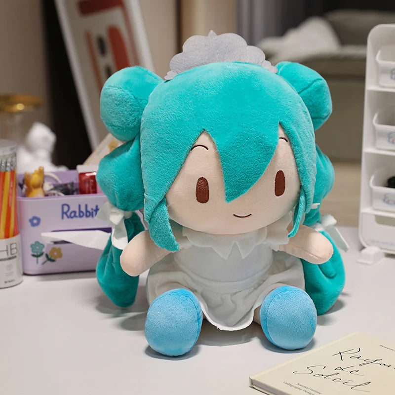 Anime Original Miku Fufu Plush Toys Preciality Collection SEGA Hatsune Miku Spring Onion stuffed dolls Toys Kids Birthday Gifts