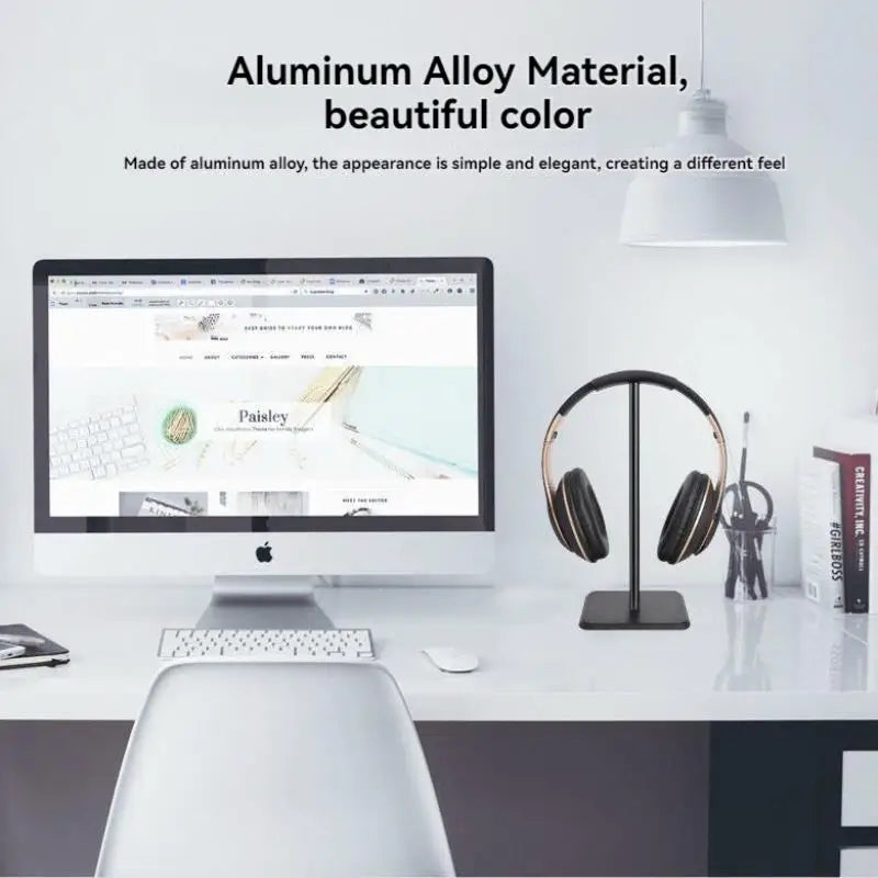 Universal Portable Gaming Desktop Headphone Support Holder Headset Holder Stable Stand Earphone Accessorise Headset Display Rack
