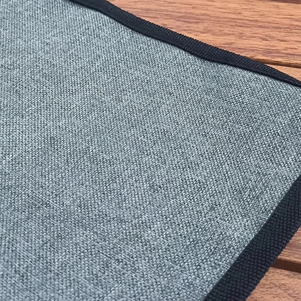 Outdoor Mesh Table Side Storage Bag Hanging Organizer Pocket Portable, Compact, Easy Access for Beach, Patio, Camping Equipment