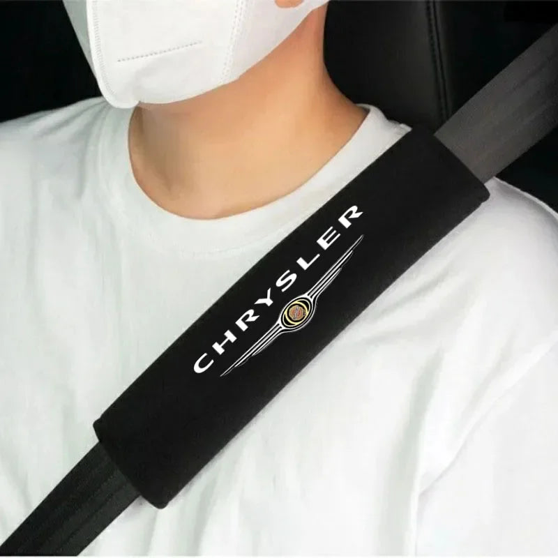 Seat Belt Accessories Car Safety Belt Shoulder Cover Pad for Chrysler 300 300C Cruiser Voyager Sebring Pacifica Crossfire 200