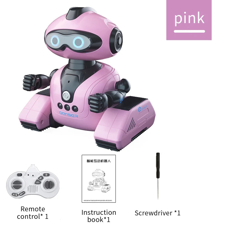 Mini RC Robot Sensing CADY WIDA Intelligent Toy Programing Education Music Dance Robots Auto Follow Gesture Control Toys For Kid