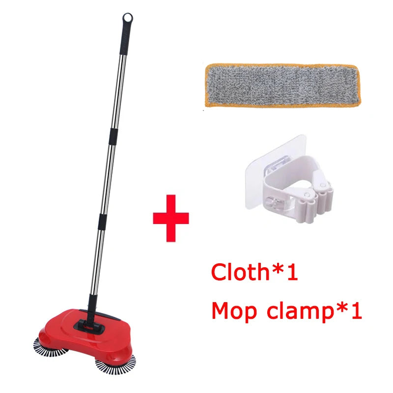 Lazy Sweeper Multifunctional Household Hand Push Vacuum Cleaner Without Dead Corners Broom Dustpan Combination Mop Household