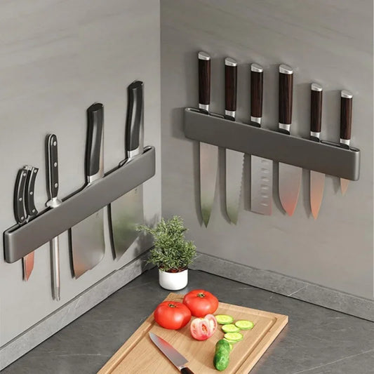 Kitchen Knife Organizer Wall Mounted Multifunctional Kitchen Knife Storage Rack Household Knife Storage Kitchen Storage Supplies