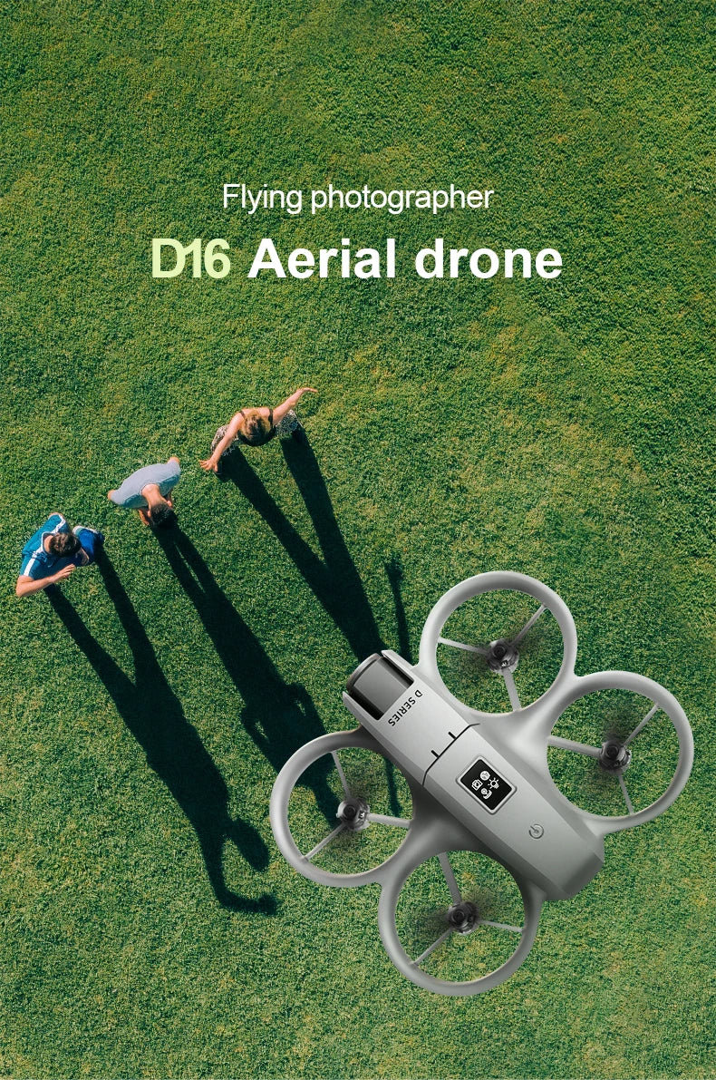 New D16 Mini Drone 8K HD Dual Camera Profesional 180° Electric Adjustable GPS Positioning Obstacle avoidance Bushless UA