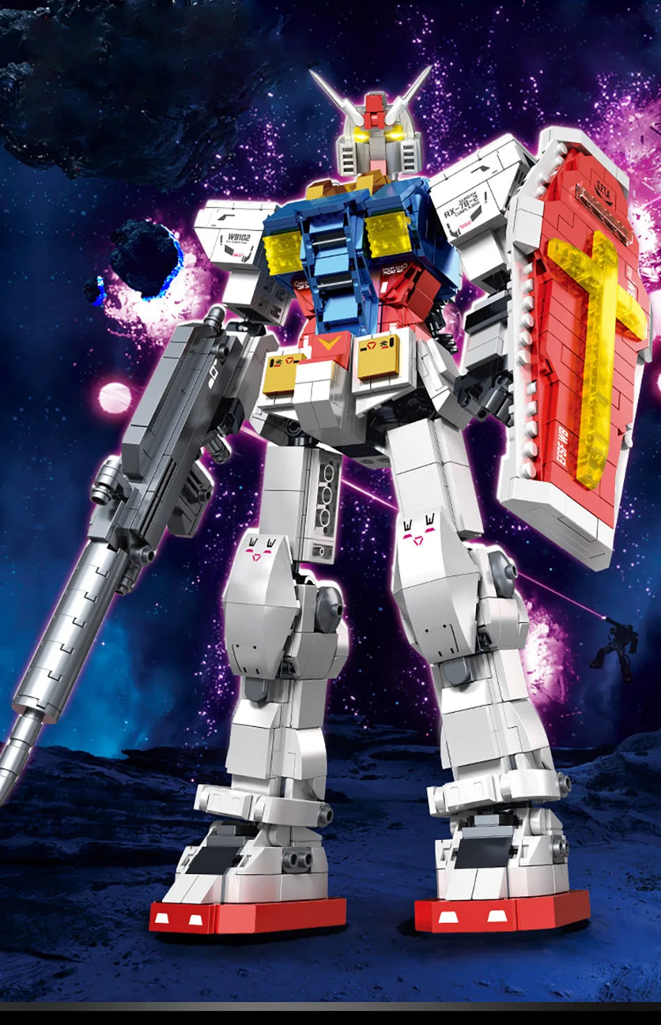 Cyber Mecha Model Building Blocks - Storm Freedom Ancestor Mechanical Robot Assembly Kit for Kids & Adults
